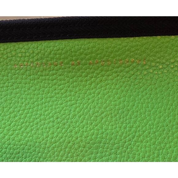 Ampersand as Apostrophe X Pouch Clutch Neon Green NWT - Picture 2 of 5